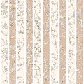 Abstract softness striped vector seamless pattern. Beige and cream stripes with spotted contours like animal skin