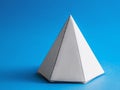 Abstract solid pyramid shape