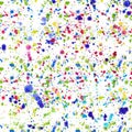 Abstract sophisticated wonderful gorgeous elegant graphic beautiful colorful red yellow violet green and blue splashes and drops o