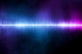 Abstract sound wave illustration background Royalty Free Stock Photo