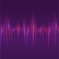 Abstract sound waves light equaliser purple background.