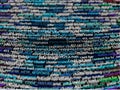 Abstract source code background, Big data database app, Computer code, Lines of HTML code by programmer, active online data Royalty Free Stock Photo