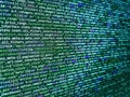 Abstract source code background. Modern technology background. Programming code abstract screen of software developer. Software Royalty Free Stock Photo