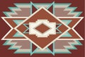 Abstract Southwest Native Background Red 1