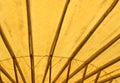 Abstract Spa bamboo umbrella. Royalty Free Stock Photo