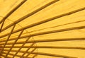 Abstract Spa bamboo umbrella. Royalty Free Stock Photo