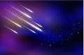 abstract space background with comets Royalty Free Stock Photo