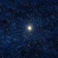 an abstract space background with a star in the center Royalty Free Stock Photo