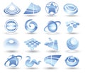 Abstract space icons Royalty Free Stock Photo