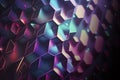 Abstract sparkle hologram colorful background, futuristic technology  AI Generated Royalty Free Stock Photo