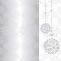 Abstract sparkling Christmas seamless pattern