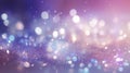 Abstract sparkling de-focused glitter silver, purple, blue lights background Royalty Free Stock Photo
