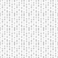 Abstract speckled stripes, white texture. Square random dotted line pattern. Seamless weaving carpet thread. Vector