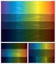 Abstract spectrum backgrounds set