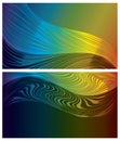 Abstract spectrum backgrounds set