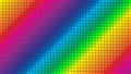 Abstract spectrum color background vector template. Illustration of abstract texture with squares. Royalty Free Stock Photo