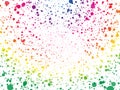 Abstract spectrum color dots wallpaper Royalty Free Stock Photo