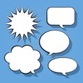 Abstract speech bubble design