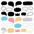 Abstract Speech Bubbles.