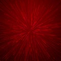 Abstract speed background. Centric motion of star trails. 3D rendering. Starburst dynamic lines or rays. Abstract particles Royalty Free Stock Photo