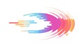 Abstract Speed Lines Movement Vector Graphic Design Element, vector design Generative AI Royalty Free Stock Photo