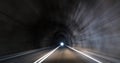 Abstract speed motion highway tunnel