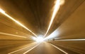 Abstract speed motion highway tunnel