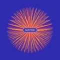 Abstract sphere. Array with dynamic particles. Modern science and technology element. Vector illustration Royalty Free Stock Photo