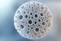 AI-Generated Porous Sphere Royalty Free Stock Photo