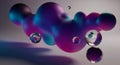 Abstract Spheres and Bubbles Royalty Free Stock Photo