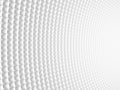 Abstract Spheric Geometric Curved White Background. Modern Futuristic Design Royalty Free Stock Photo