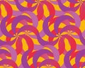 Abstract spinning dynamic seamless pattern.