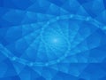 Abstract spiral blue background Royalty Free Stock Photo