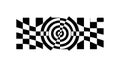 Abstract Spiral Chessboard Illusion, Dynamic Background Element, vector design Generative AI Royalty Free Stock Photo