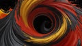 Abstract spiral multicolor composition of a mixture of oil or acrylic paints. Bright saturated colors Royalty Free Stock Photo