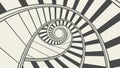 Abstract Spiral Pattern, Dynamic and Hypnotic Design Element, vector design Generative AI Royalty Free Stock Photo