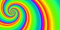 Abstract spiral rainbow background