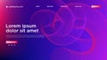 Abstract Spiral Shape background website Landing Page.