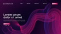 Abstract Spiral Shape background website Landing Page.