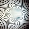 Abstract spiral tunnel