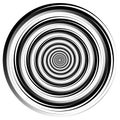 Abstract spirally element. Spinning, vortex graphic. Concentric Royalty Free Stock Photo