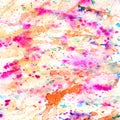 Abstract splashed and splattered splotches