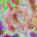 Abstract splashed watercolor textured background. Multicolored watercolor background