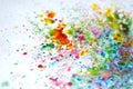 Abstract splashes of watercolor on bluish background Royalty Free Stock Photo