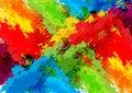 Abstract splatter colorful background design. illustration vector design Royalty Free Stock Photo