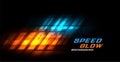 Abstract sport dynamic glowing speed background