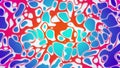 Abstract spots and lines of colored paper cut out an artistic background with complex patterns Royalty Free Stock Photo