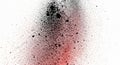 Abstract Spray Paint Splatter and Particles on a White Background splash Royalty Free Stock Photo