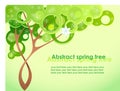 Abstract spring tree Royalty Free Stock Photo