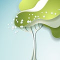 Abstract spring tree Royalty Free Stock Photo